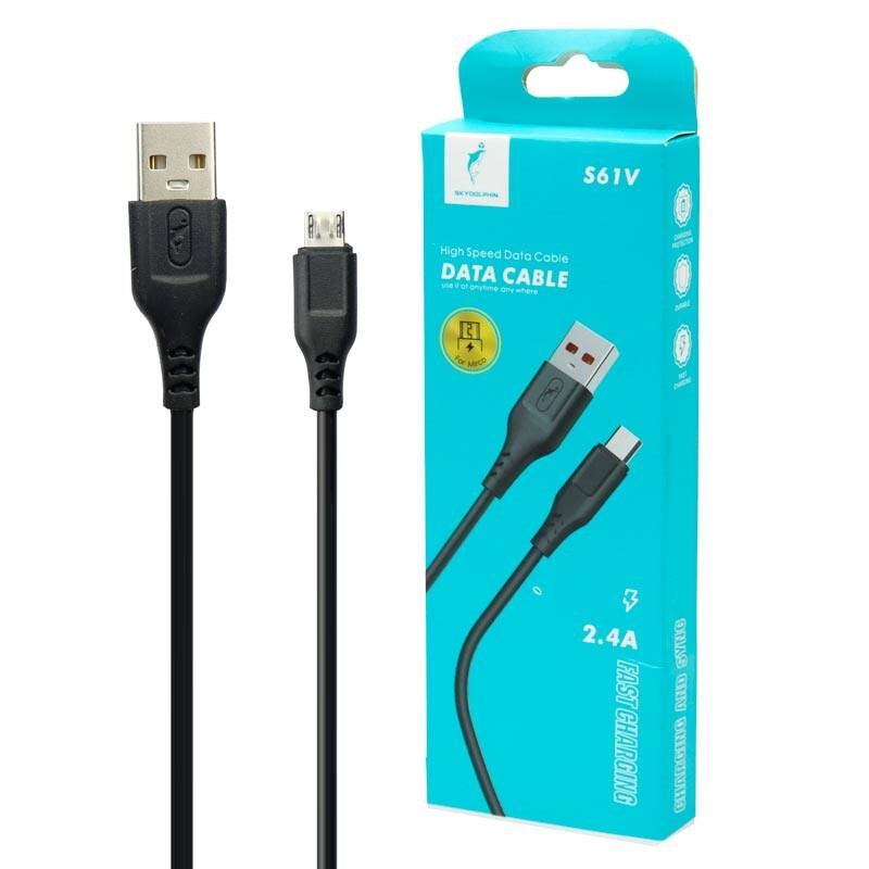 کابل تبدیل USB به MICROUSB دلفین مدل S61V