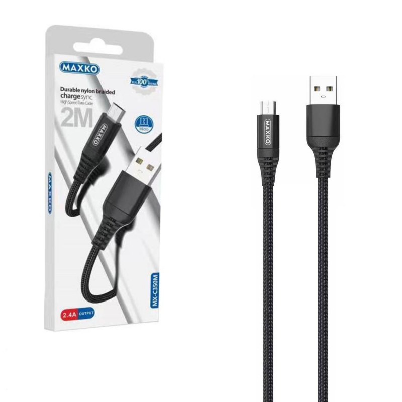 کابل تبدیل USB به MICROUSB مکسکو مدل MX-C350M