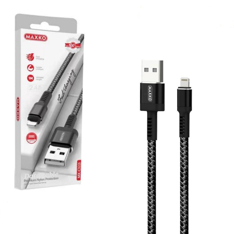 کابل تبدیل USB به LIGHTNING مکسکو مدل MX-C322i