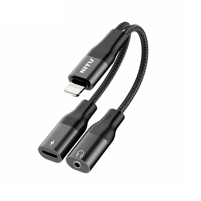 مبدل لایتنینگ/جک 3.5 میلیمتری به لایتنینگ نیتو مدل NX024