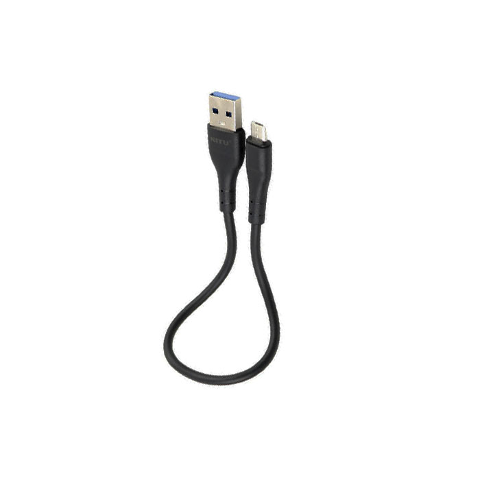 کابل بدون پک کوتاه دبه ای میکرو یو اس بی نیتو مدل NC250