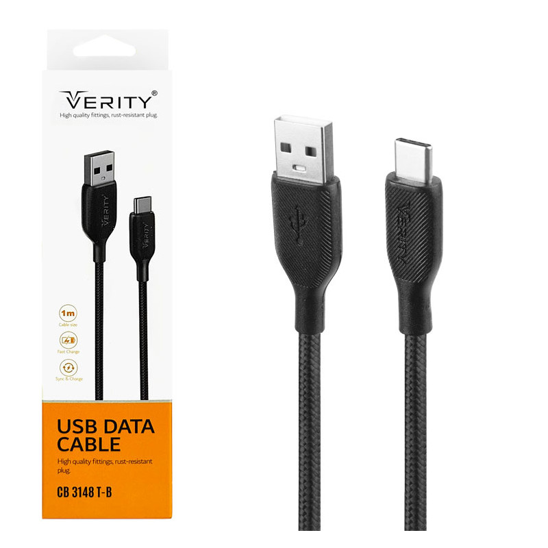 کابل تبدیل USB به Type-C وریتی مدل CB 3148 T