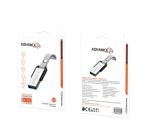 دانگل  بلوتوث ماشین  ادونس مدل  ADVANCE A-T12