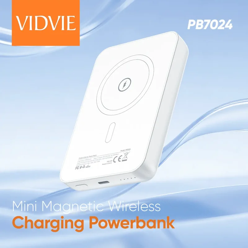 پاوربانک 10000 وایرلس شارژ ویدوی مدل PB7024