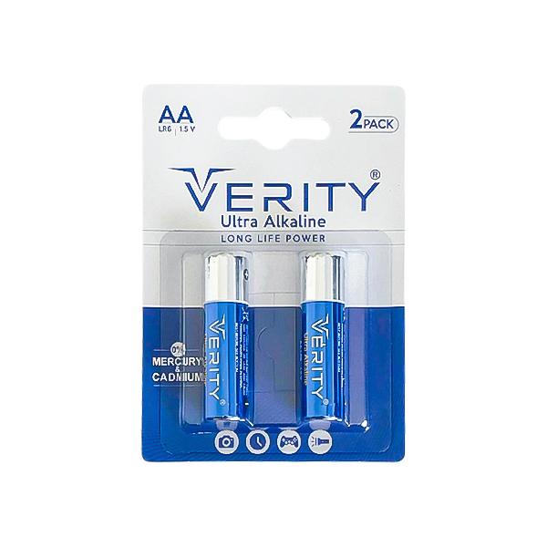 باتری  قلم AAاولترا آلکالاین  وریتی VERITY مدل LR6 بسته 2 تایی