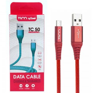 کابل تبدیل USB به microUSB تسکو مدل TC50