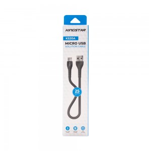 کابل تبدیل کوتاه USB به MICROUSB کینگ استار مدل K520A