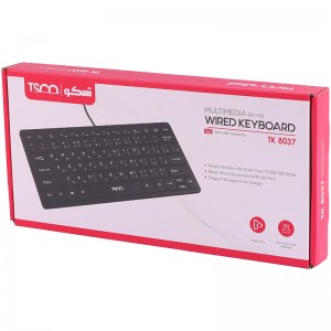 کیبورد سیمی تسکو TK8037