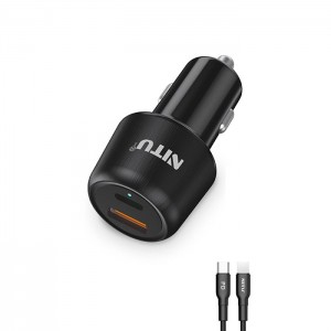 شارژر فندکی  نیتو مدل NDC14 + کابل تایپسی