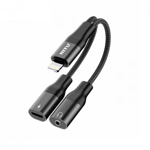 مبدل لایتنینگ/جک 3.5 میلیمتری به لایتنینگ نیتو مدل NX024