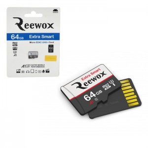 کارت حافظه microSDXC ریوکس کلاس 10 استاندارد U3 مدل Extra Smart A1 ظرفیت 64 گیگابایت