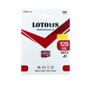 کارت حافظه‌ microSDHC لوتوس کلاس 10 استاندارد U1  ظرفیت 128گیگابایت