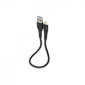 کابل بدون پک کوتاه دبه ای میکرو یو اس بی نیتو مدل NC250