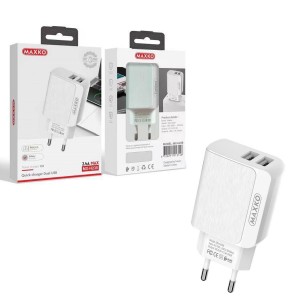 آداپتور شارژر ۲ پورت USB مکسکو مدل MX-H238