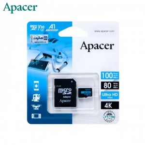 کارت حافظه اپیسر مدل Apacer microSDXC/SDHC UHS-I U3 V30 A2 ظرفیت 64 گیگابایت