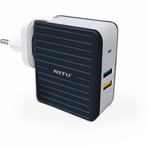 آداپتور شارژر 2 پورت نیتو مدل NT-TC109F