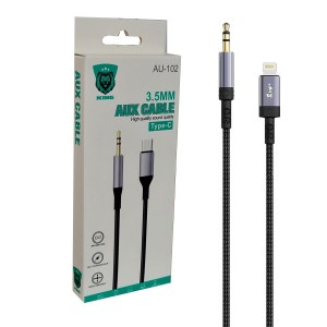 کابل AUX لایتنینگ کینگ مدل AU-102