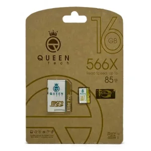 کارت حافظه microSDHC کوئین تک مدل 566X ظرفیت 16 گیگابایت