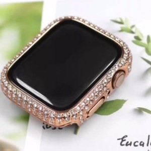 کاور ساعت هوشمند فول نگین مناسب برای اپل واچ سی 8 سایز 45mm
