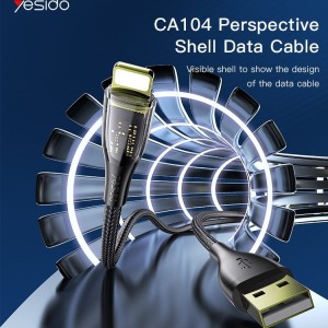 کابل شارژ USB به لایتنینگ یسیدو مدل CA104