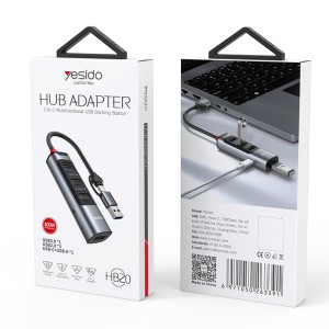 هاب USB/TYPE-C  پنج پورت