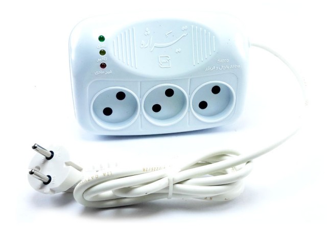 محافظ برق یخچال سه خانه بدون ارت مدل S4000