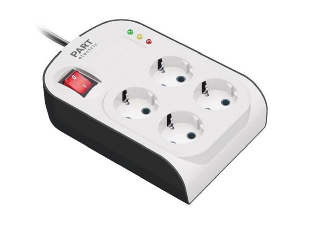 محافظ برق پارت الکتریک 4خانه کلید دار مدل 8791  Electronics Appliance Protector