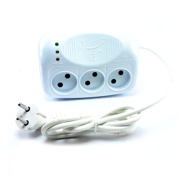محافظ برق یخچال سه خانه ارت دار تیراژه مدل S4000
