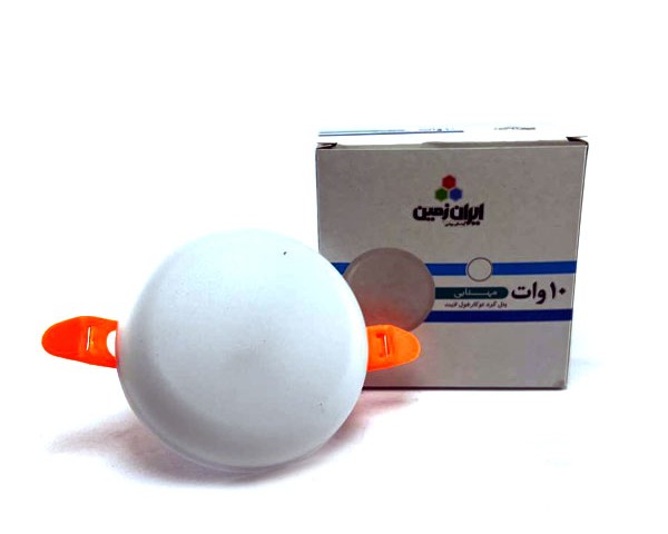 چراغ پنلی گرد توکار فول لایت 10 وات ایران زمین (CIRCLE PANEL FULLIGHT )