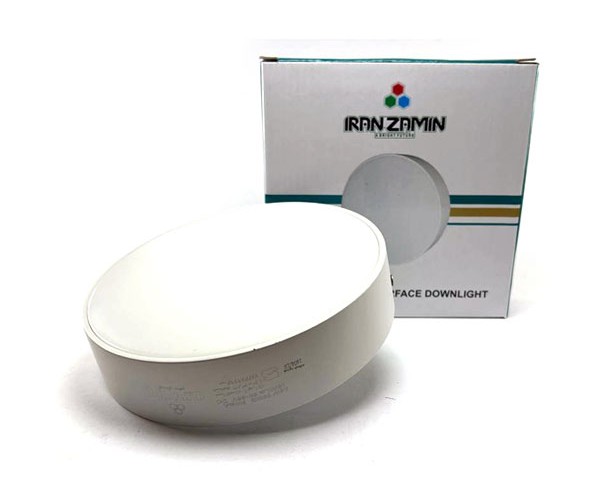 پنل روکار فول لایت آلفا 38 وات ایران زمین (SQUARE SURFACE DOWNLIGHT)