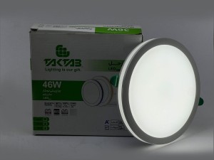 چراغ پنلی 36 وات توکار سایزشو تکتاب مدل  زحل (Frameless Panel Light )