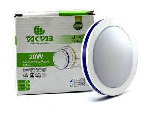 چراغ پنلی 20 وات توکار سایزشو تکتاب مدل زحل (Frameless Panel Light )