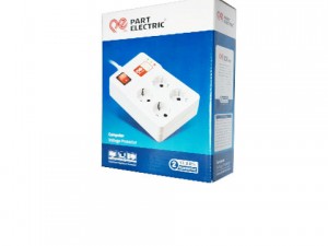 محافظ برق پارت الکتریک چهار خانه کلید دار مدل 2204