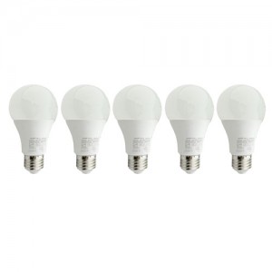 لامپ حبابی تکتاب 12 وات 12 ماه گارانتی ( 5 عددی )