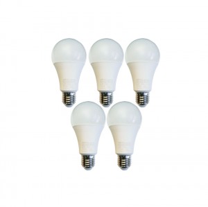 لامپ حبابی تکتاب 15 وات 12 ماه گارانتی ( 5 عددی )