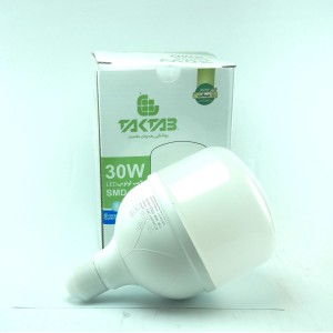 لامپ حبابی تکتاب 30 وات 12 ماه گارارنتی