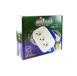 محافظ برق یخچال سه خانه ارت دار تیراژه مدل S4000
