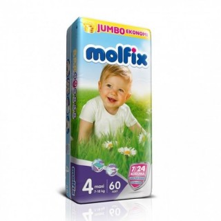 مولفیکس ترک سایز 4/ بسته 60تایی