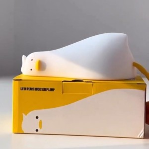 چراغ خواب سیلیکونی اردک خسته باتری بزرگ مولتی کالر پخش با چند رنگ