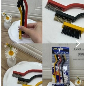 فرچه سرسیمی باریک مدل مسواکی سه عددی