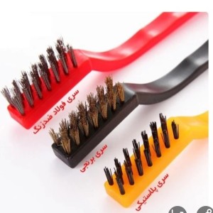 فرچه سرسیمی باریک مدل مسواکی سه عددی