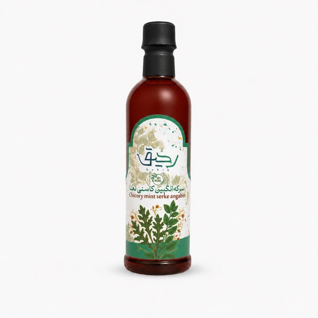 سرکه انگبین کاسنی نعنا رحیق بسته بندی 700 گرم پک 12 عددی