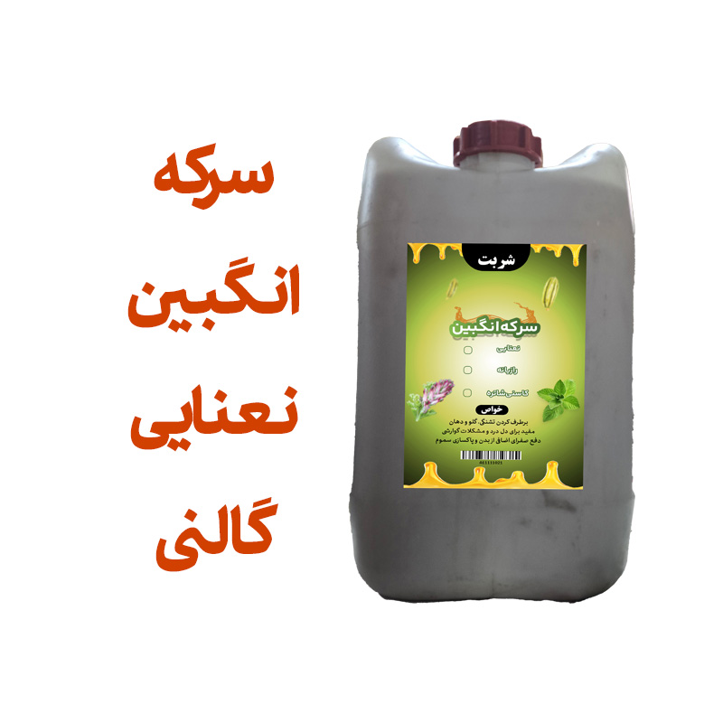 سرکه انگبین نعنایی (عسلی) گالنی اعلا