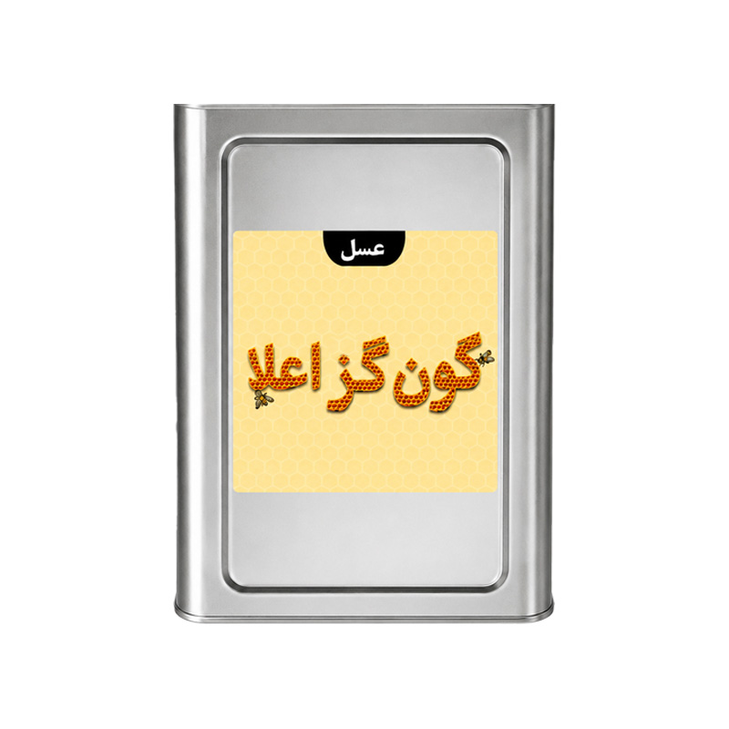 عسل گون‌گز اعلا حلبی وزن حدودا 27 کیلو