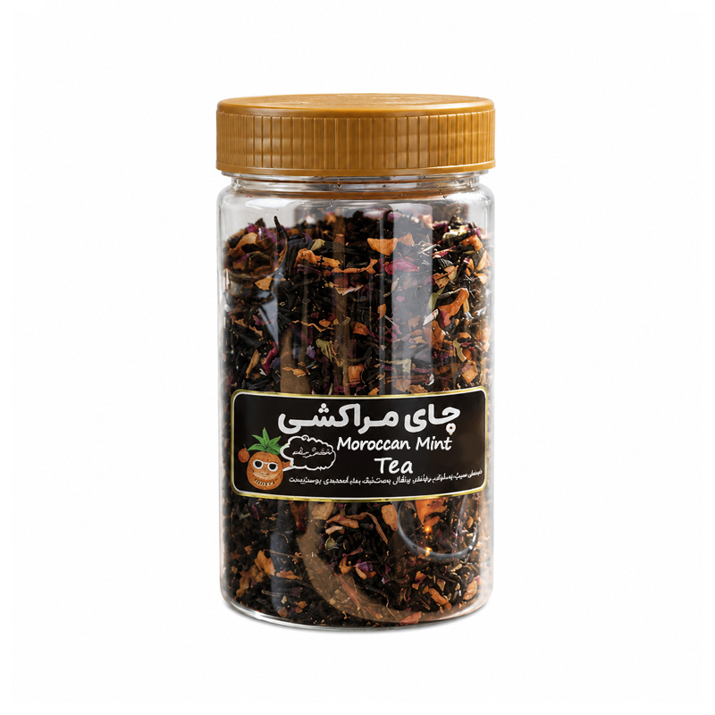 چای مراکشی قوطی 170 گرمی پک 10 عددی
