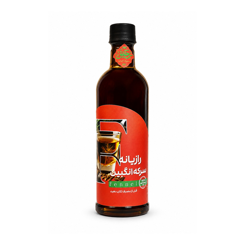 سرکه انگبین رازیانه رحیق بسته بندی 700 گرم پک 12 عددی