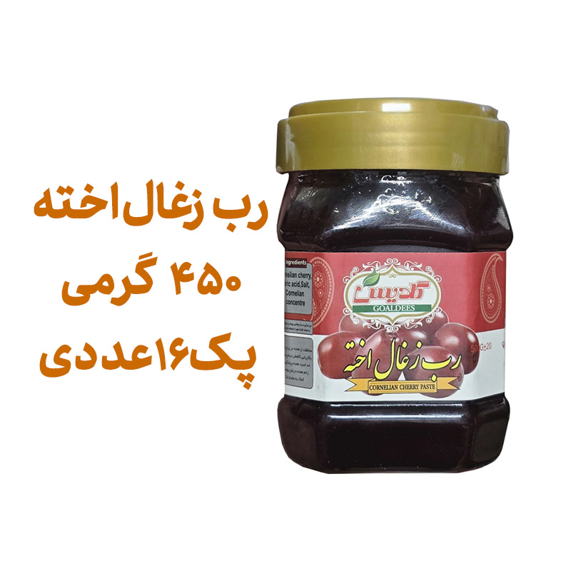 رب میوه ای ذغال اخته پک 16 عددی