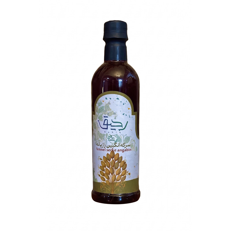 سرکه انگبین رازیانه رحیق بسته بندی 700 گرم پک 12 عددی