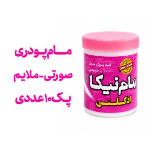 مام پودری ادکلنی صوتی نیکا در طبع و رایحه ملایم و خنک پک 10 عددی