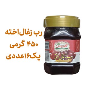 رب میوه ای ذغال اخته پک 16 عددی